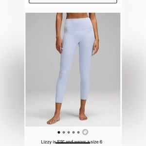 lululemon Align Pant 28"*Pockets PSLB